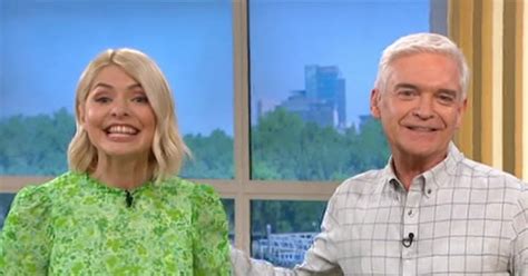 holly and phil|This Morning's Holly and Phil break silence as they reunite on air .